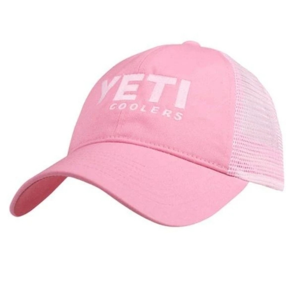 Yeti Ladies Low Profile Trucker Hat Pink/White
